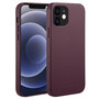 Accezz - MagSafe Leather Backcover voor Apple iPhone 12 (Pro) - Heath Purple