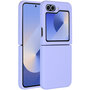 Accezz - Liquid Silicone Backcover voor Samsung Galaxy Z Flip 6 - Purple