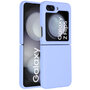 Accezz - Liquid Silicone Backcover voor Samsung Galaxy Z Flip 5 - Purple
