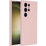 Accezz - Liquid Silicone Backcover voor Samsung Galaxy S24 Ultra - Pink