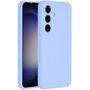 Accezz - Liquid Silicone Backcover voor Samsung Galaxy S24 - Purple