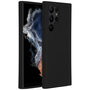 Accezz - Liquid Silicone Backcover voor Samsung Galaxy S23 Ultra - Black
