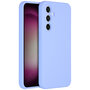Accezz - Liquid Silicone Backcover voor Samsung Galaxy S23 FE - Purple