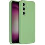Accezz - Liquid Silicone Backcover voor Samsung Galaxy S23 FE - Green