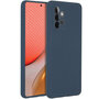Accezz - Liquid Silicone Backcover voor Samsung Galaxy A72 - Dark Blue