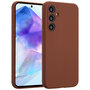 Accezz - Liquid Silicone Backcover voor Samsung Galaxy A55 - New Tea Brown