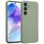 Accezz - Liquid Silicone Backcover voor Samsung Galaxy A55 - Cooper Green