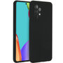 Accezz - Liquid Silicone Backcover voor Samsung Galaxy A52(s) (5G/4G) - Black