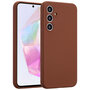 Accezz - Liquid Silicone Backcover voor Samsung Galaxy A35 - New Tea Brown