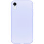 Accezz - Liquid Silicone Backcover voor Apple iPhone Xr - Purple