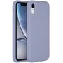 Accezz - Liquid Silicone Backcover voor Apple iPhone Xr - Lavender Grey