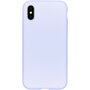 Accezz - Liquid Silicone Backcover voor Apple iPhone X / Xs - Purple