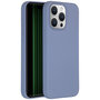 Accezz - Liquid Silicone Backcover voor Apple iPhone 15 Pro Max - Lavender Grey