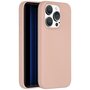 Accezz - Liquid Silicone Backcover voor Apple iPhone 15 Pro - Pink