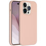 Accezz - Liquid Silicone Backcover voor Apple iPhone 14 Pro - Pink