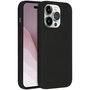 Accezz - Liquid Silicone Backcover voor Apple iPhone 14 Pro - Black