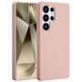 Accezz - Liquid Silicone Backcover met MagSafe voor Samsung Galaxy S25 Ultra - Pink