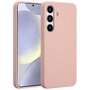 Accezz - Liquid Silicone Backcover met MagSafe voor Samsung Galaxy S25 Plus - Pink