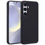 Accezz - Liquid Silicone Backcover met MagSafe voor Samsung Galaxy S25 Plus - Black