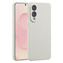 Accezz - Liquid Silicone Backcover met MagSafe voor Samsung Galaxy S25 Edge - Stone