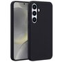 Accezz - Liquid Silicone Backcover met MagSafe voor Samsung Galaxy S25 - Black