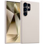 Accezz - Liquid Silicone Backcover met MagSafe voor Samsung Galaxy S24 Ultra - Stone