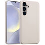 Accezz - Liquid Silicone Backcover met MagSafe voor Samsung Galaxy S24 Plus - Stone