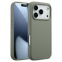 Accezz - Liquid Silicone Backcover met MagSafe voor Apple iPhone 17 Pro - Cooper Green