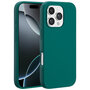 Accezz - Liquid Silicone Backcover met MagSafe voor Apple iPhone 16 Pro - Forest Green