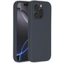 Accezz - Liquid Silicone Backcover met MagSafe voor Apple iPhone 16 Pro - Dark Blue