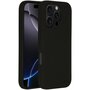 Accezz - Liquid Silicone Backcover met MagSafe voor Apple iPhone 16 Pro - Black