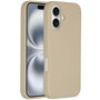 Accezz - Liquid Silicone Backcover met MagSafe voor Apple iPhone 16 - Stone