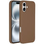 Accezz - Liquid Silicone Backcover met MagSafe voor Apple iPhone 16 - Light Brown