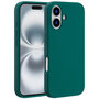 Accezz - Liquid Silicone Backcover met MagSafe voor Apple iPhone 16 - Forest Green
