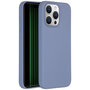 Accezz - Liquid Silicone Backcover met MagSafe voor Apple iPhone 15 Pro Max - Lavender Grey