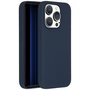 Accezz - Liquid Silicone Backcover met MagSafe voor Apple iPhone 15 Pro - Dark Blue