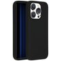 Accezz - Liquid Silicone Backcover met MagSafe voor Apple iPhone 15 Pro - Black