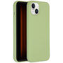 Accezz - Liquid Silicone Backcover met MagSafe voor Apple iPhone 15 Plus - Green