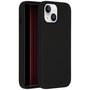 Accezz - Liquid Silicone Backcover met MagSafe voor Apple iPhone 15 - Black