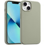 Accezz - Liquid Silicone Backcover met MagSafe voor Apple iPhone 13 Mini - Cooper Green