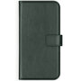 Selencia - Genuine Leather Bookcase voor Samsung Galaxy S9 Plus - Green