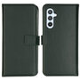 Selencia - Genuine Leather Bookcase voor Samsung Galaxy A54 (5G) - Green