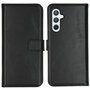 Selencia - Genuine Leather Bookcase voor Samsung Galaxy A54 (5G) - Black