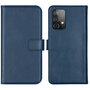 Selencia - Genuine Leather Bookcase voor Samsung Galaxy A52(s) (5G/4G) - Blue