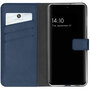 Selencia - Genuine Leather Bookcase voor Samsung Galaxy A32 (5G) - Blue