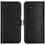 Selencia - Genuine Leather Bookcase voor Samsung Galaxy A13 (5G) / A04s - Black