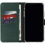 Selencia - Genuine Leather Bookcase voor Apple iPhone Xr - Green