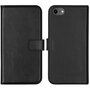 Selencia - Genuine Leather Bookcase voor Apple iPhone SE (2022 / 2020) / 8 / 7 / 6(s) - Black