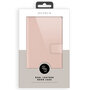 Selencia - Genuine Leather Bookcase voor Apple iPhone 16 Pro Max - Dusty Pink