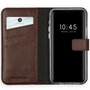 Selencia - Genuine Leather Bookcase voor Apple iPhone 12 Pro Max - Brown